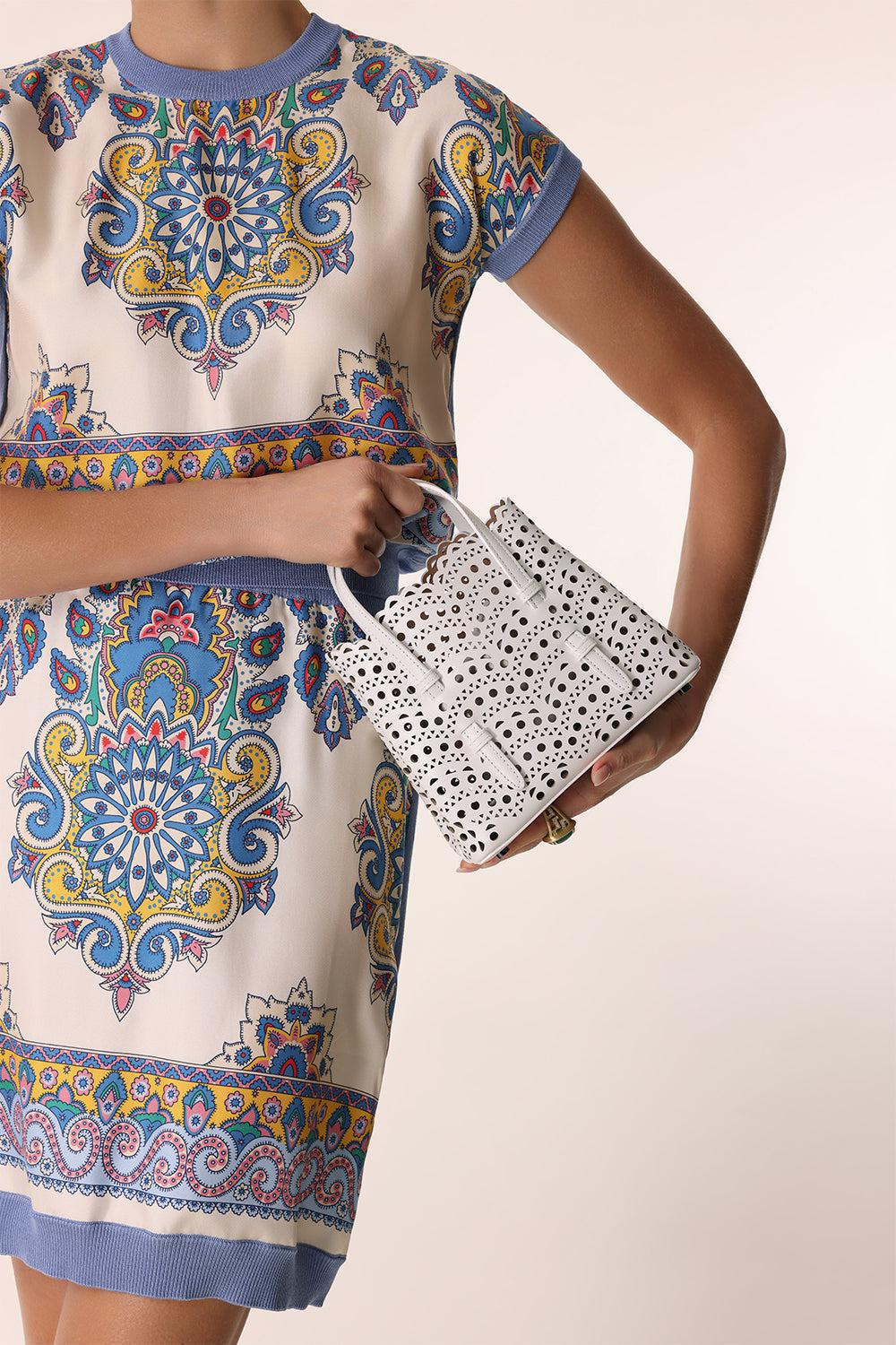 Mina 20 - Optic White-BLNCOPTQ-O/S-HANDBAGSHOULDER-ALAÏA