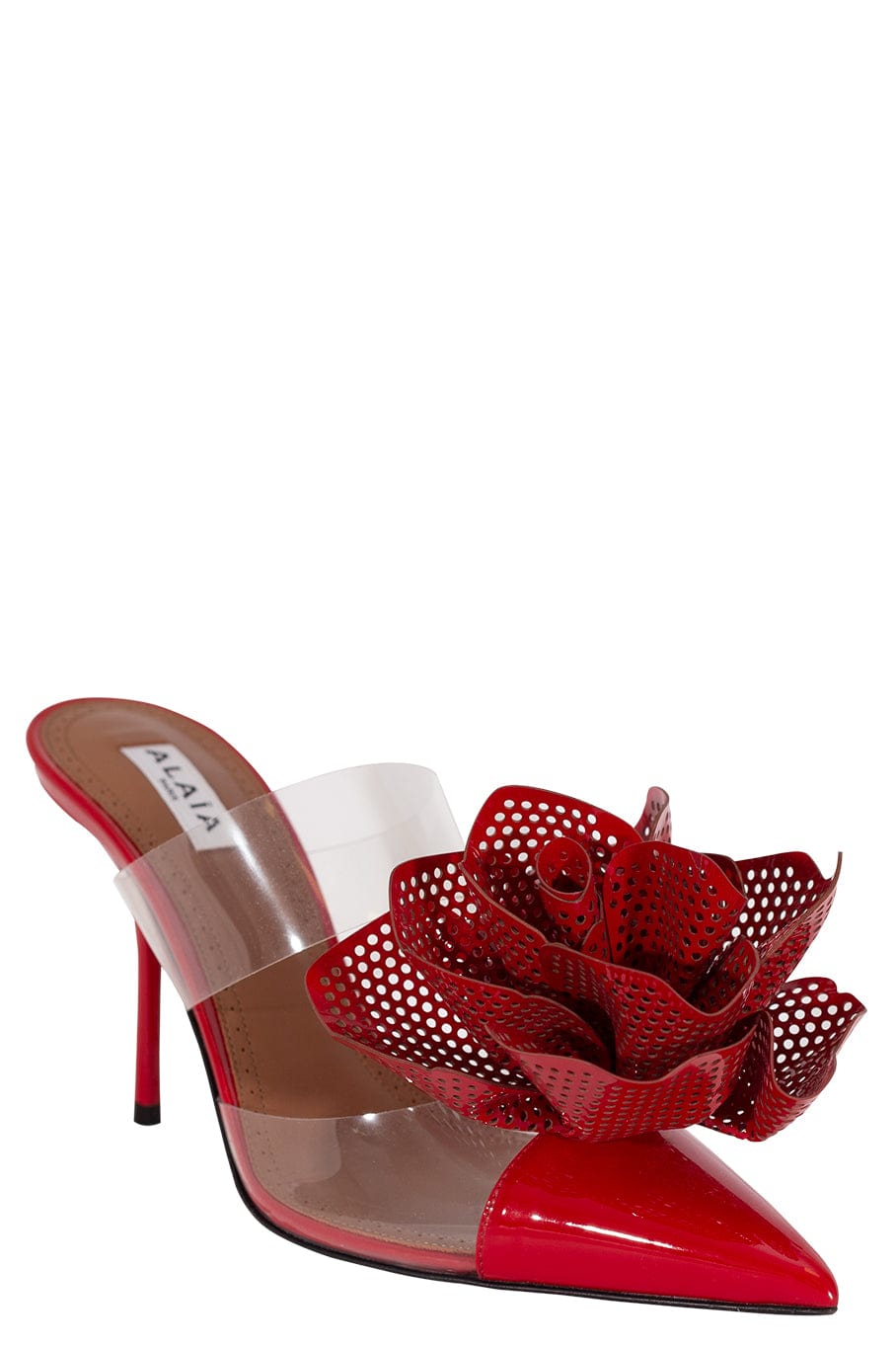 ALAÏA-Mule Fleur Mule-