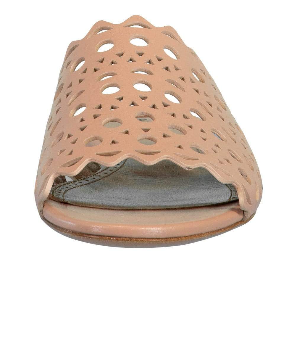 ALAÏA-Veau Vienne Mule-