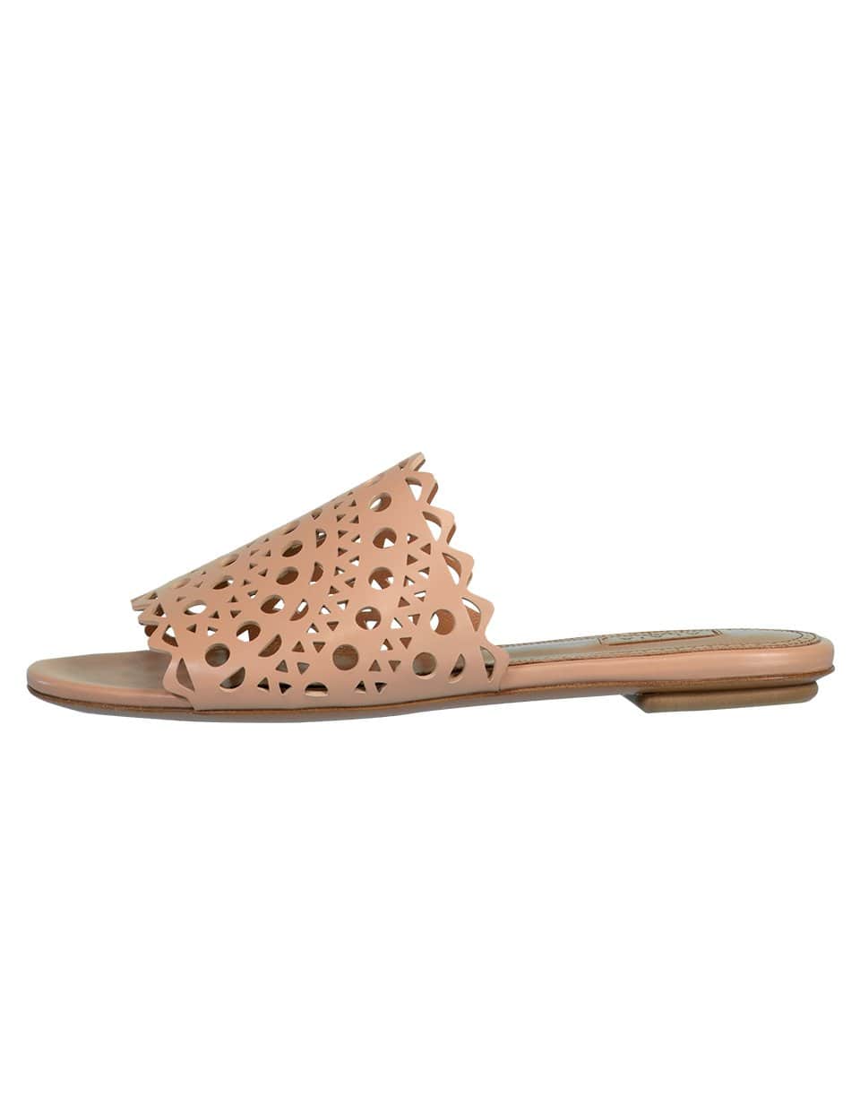 ALAÏA-Veau Vienne Mule-
