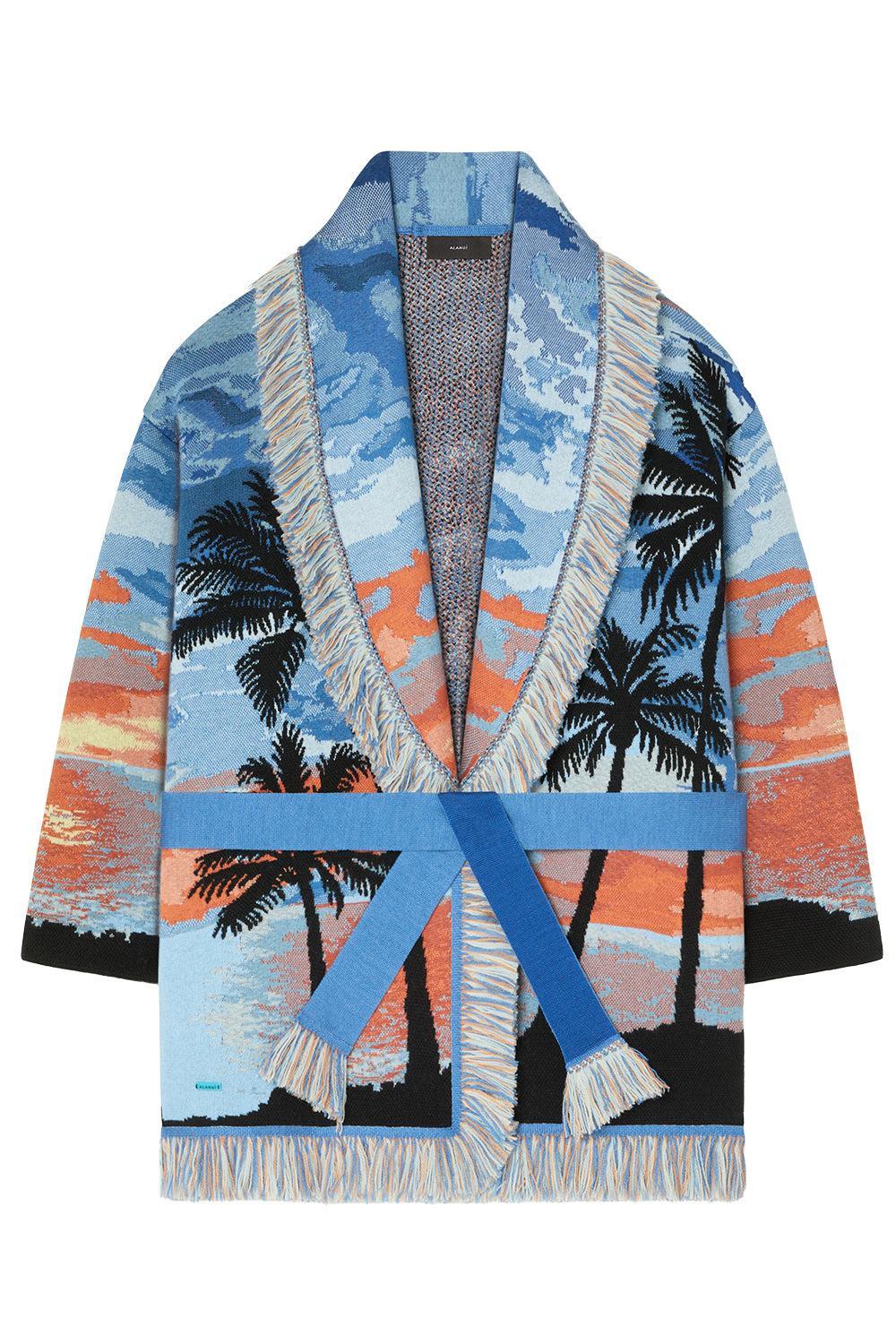 Hawaiian Sunset Cardigan-BLUE-XS-CLOTHINGTOPCARDIGAN-ALANUI