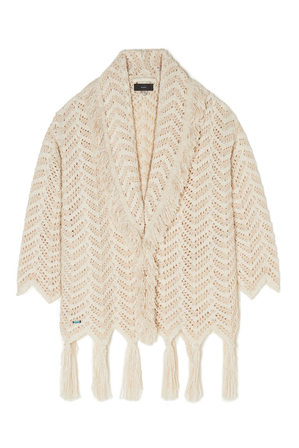 ALANUI-Natural Chevron Cardigan-