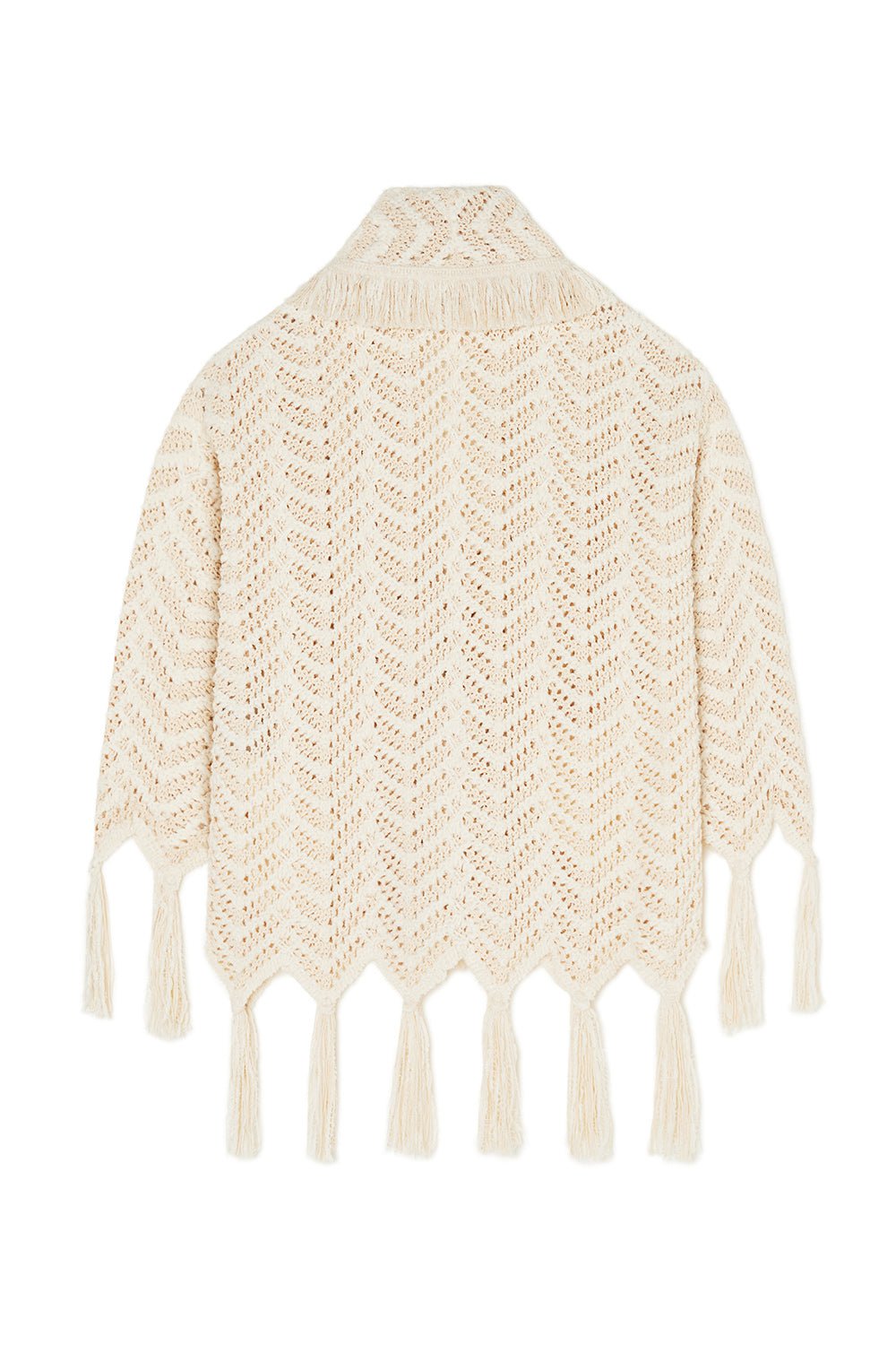 ALANUI-Natural Chevron Cardigan-
