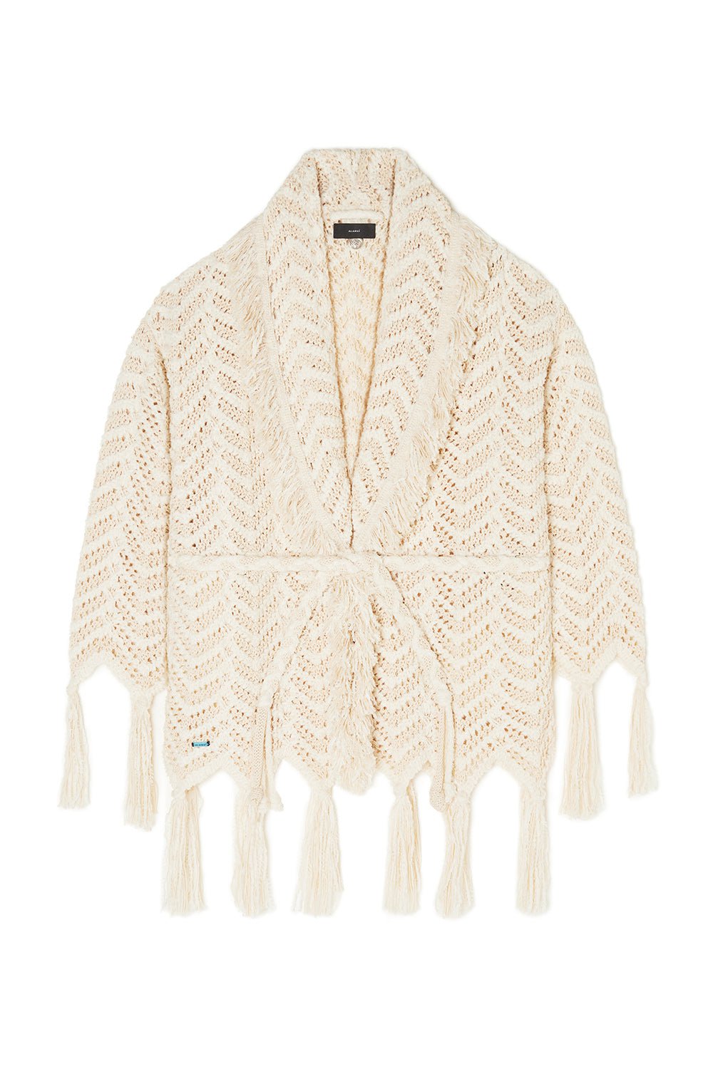 ALANUI-Natural Chevron Cardigan-