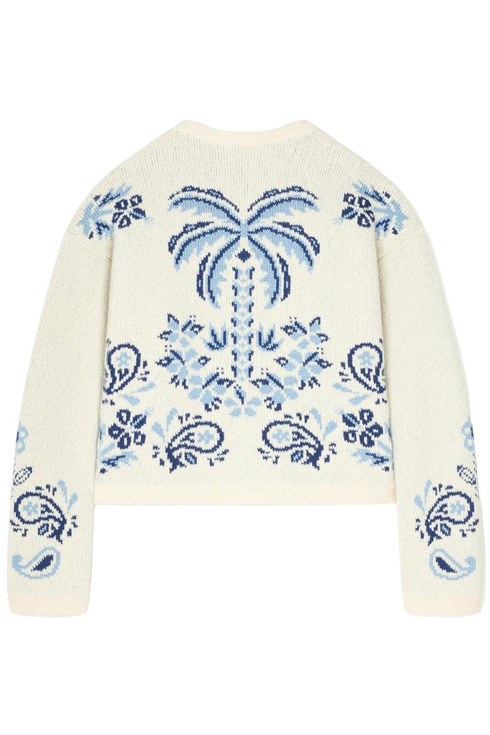 Island Roots Foulard Jacket-CREAM-XS-CLOTHINGTOPCARDIGAN-ALANUI