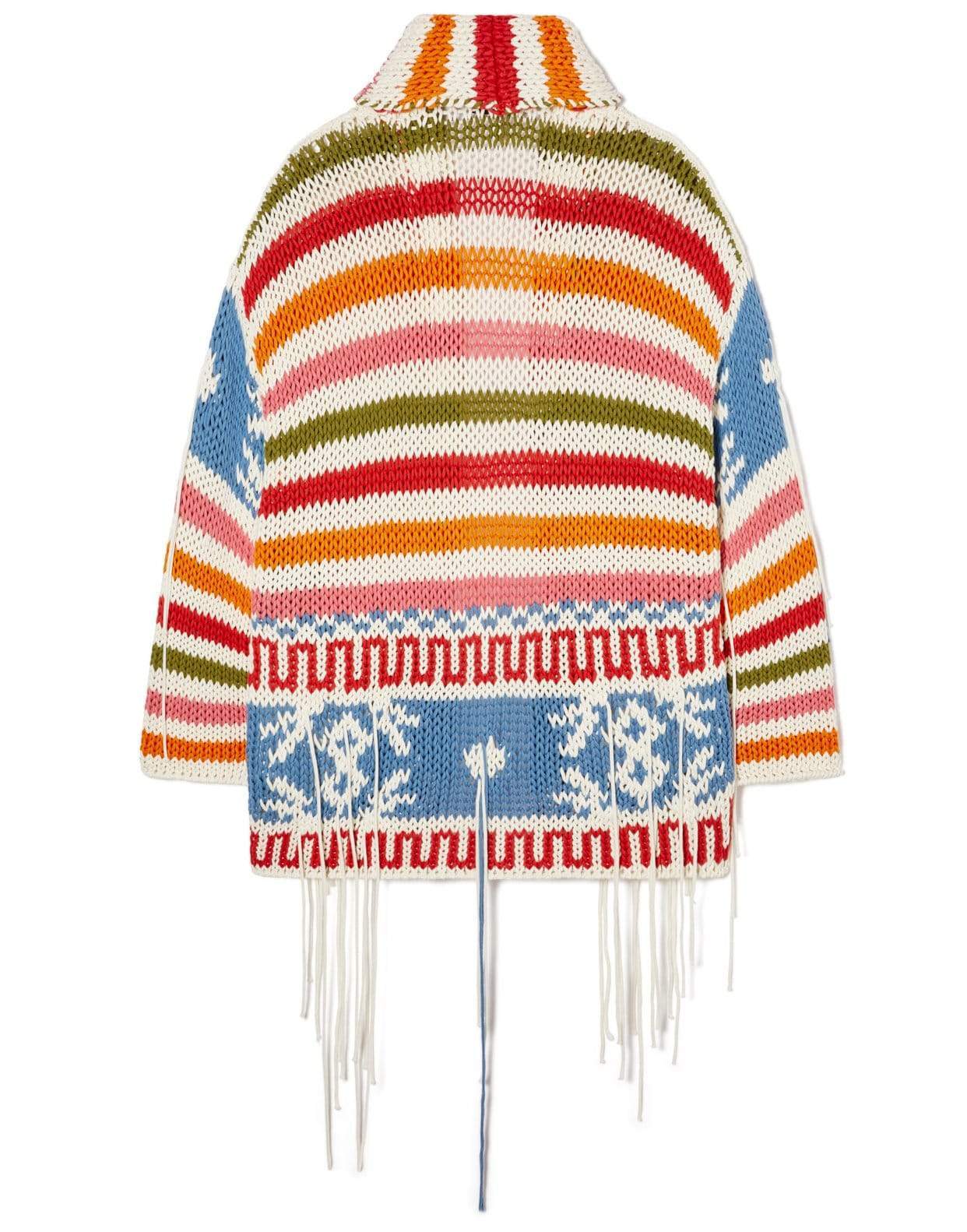 ALANUI-Amarillo Icon Chunky Cardigan-