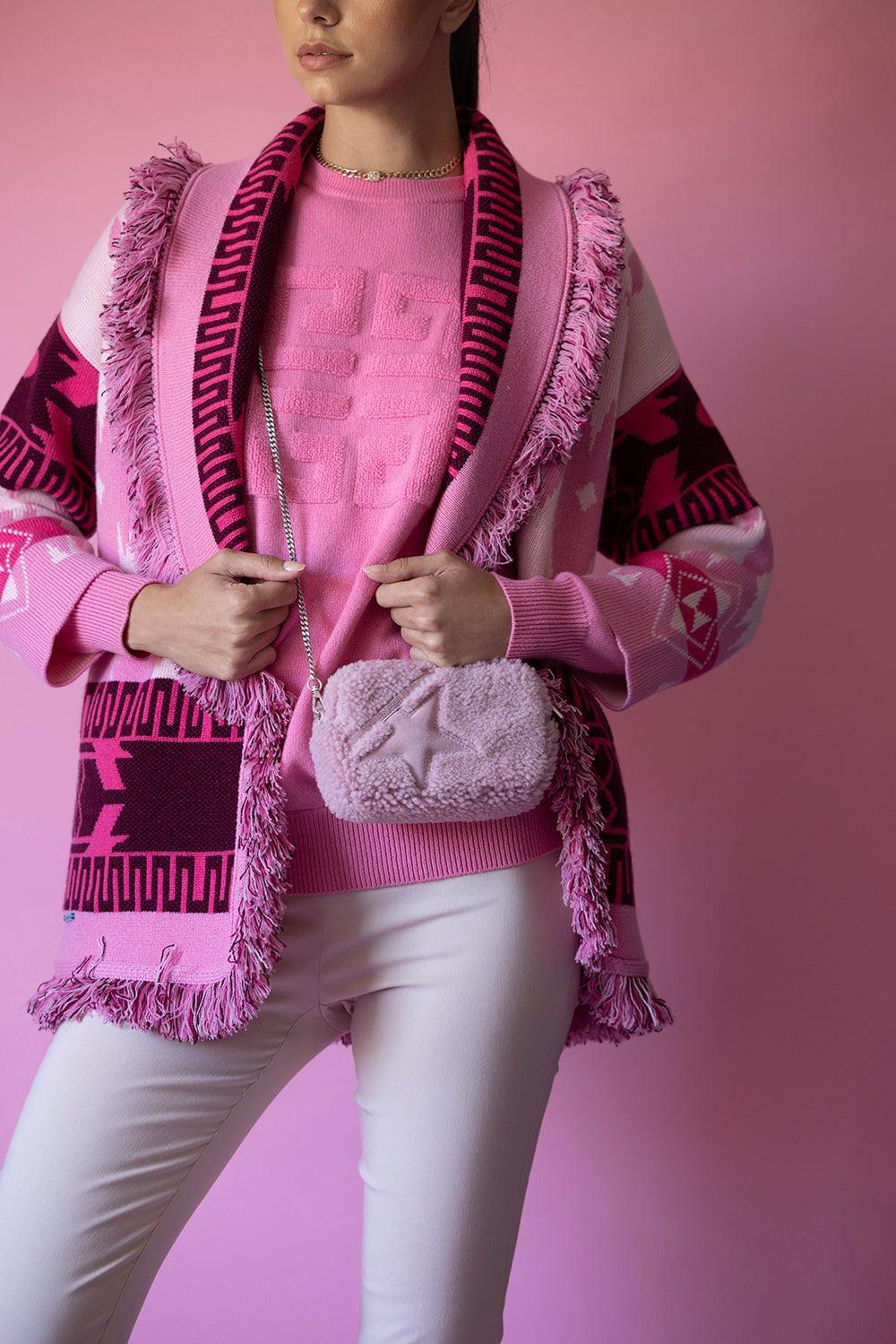 ALANUI-Icon Cardigan - Sweet Pink-