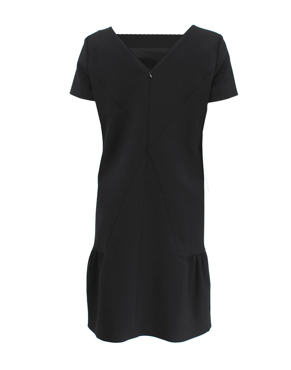 ALBERTA FERRETTI-Monostretch Crepe Dress-