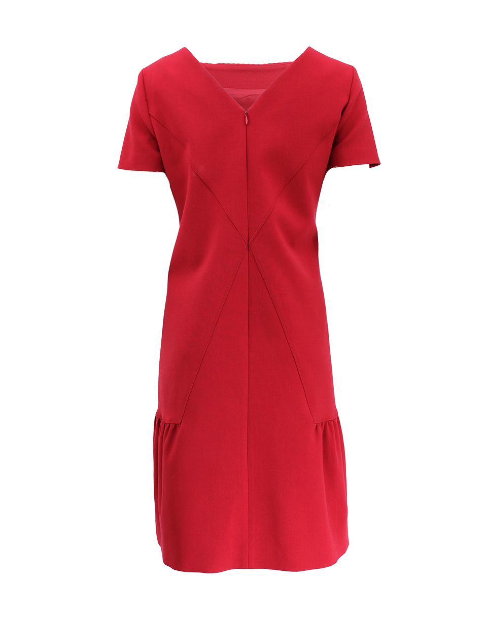 ALBERTA FERRETTI-Monostretch Crepe Dress-