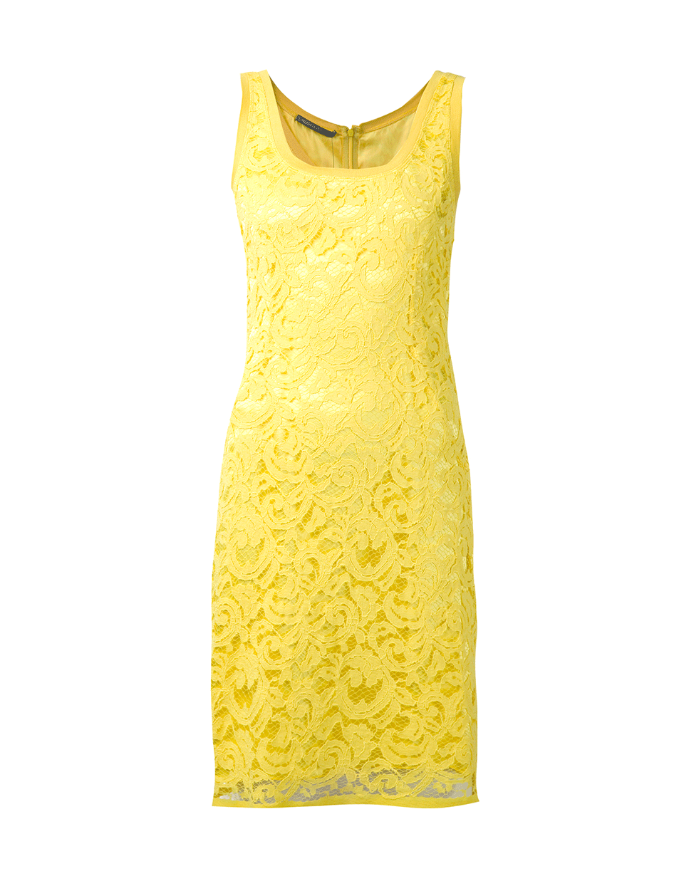 ALBERTA FERRETTI-Lace Fitted Dress-