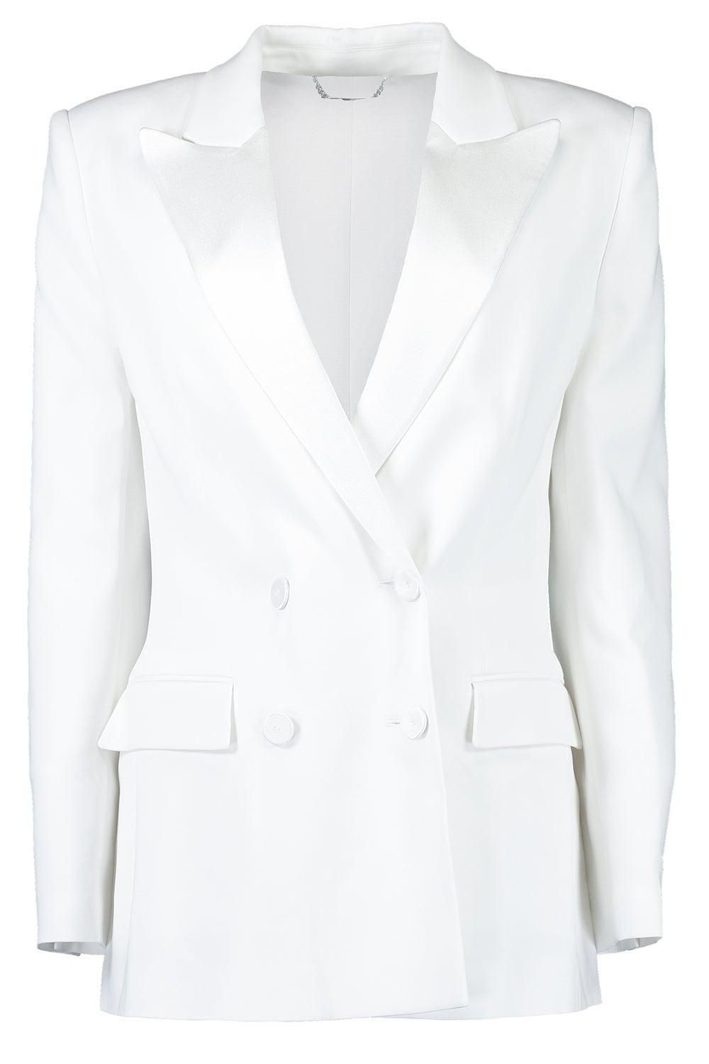 ALBERTA FERRETTI-Double Breasted Boyfriend Blazer-