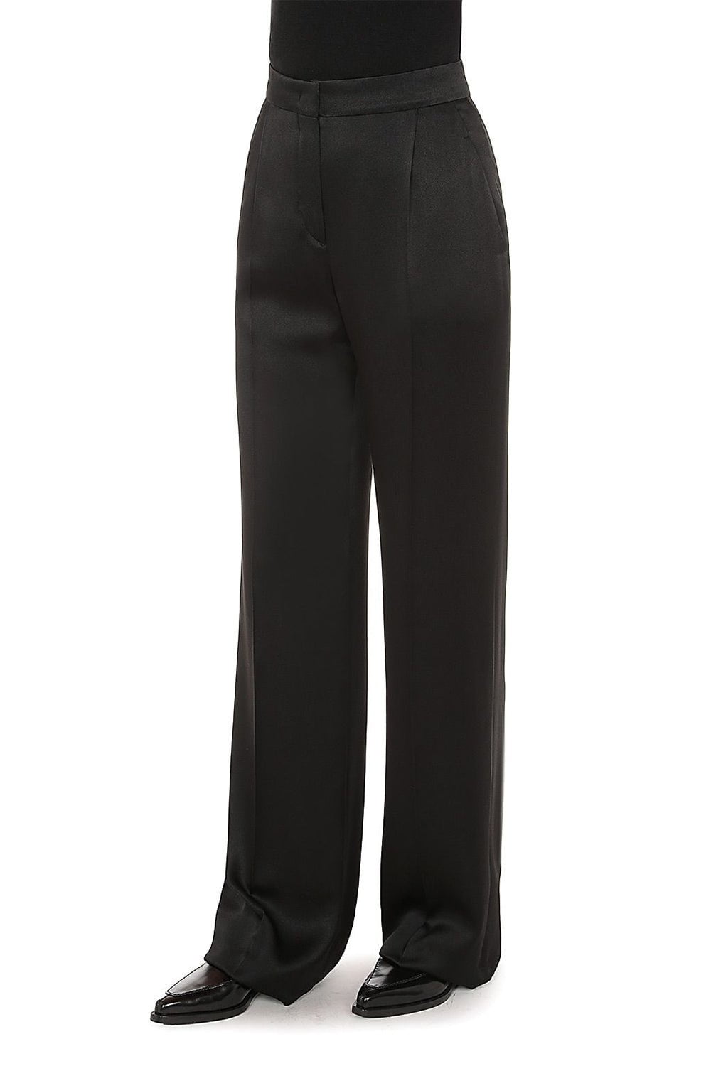 ALBERTA FERRETTI-Flat Front Trousers-