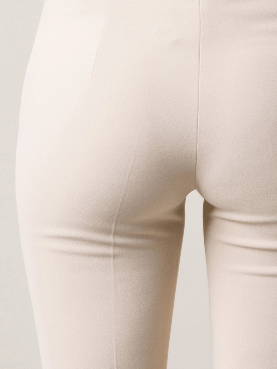ALBERTA FERRETTI-Front Zip Wide Leg Pant-