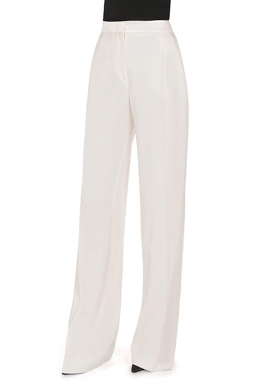 ALBERTA FERRETTI-Tuxedo Stripe Trousers-