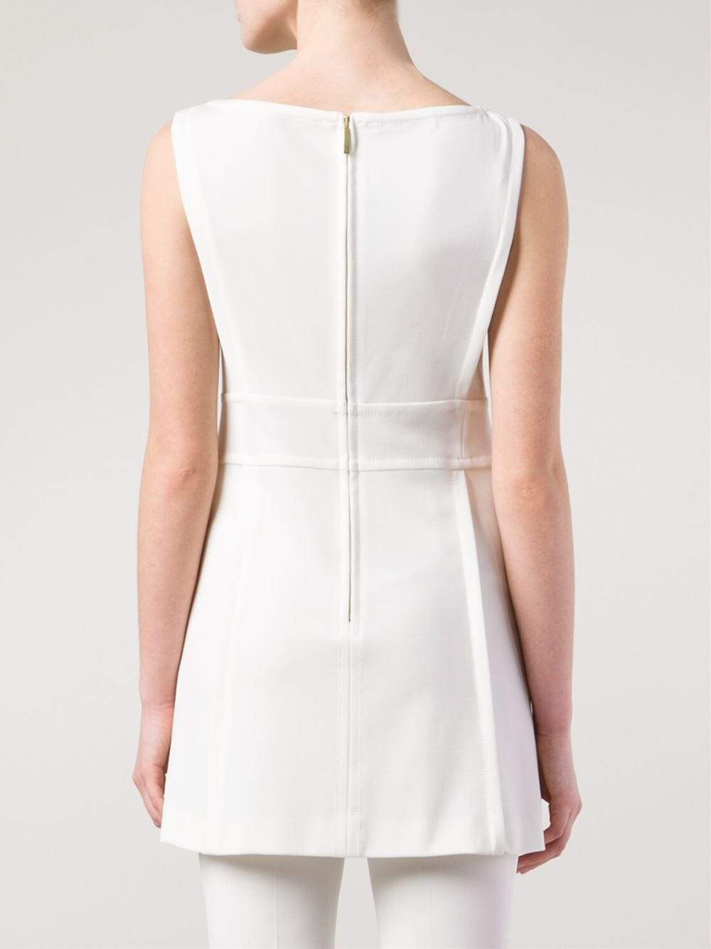 ALBERTA FERRETTI-Boatneck Tunic Top-