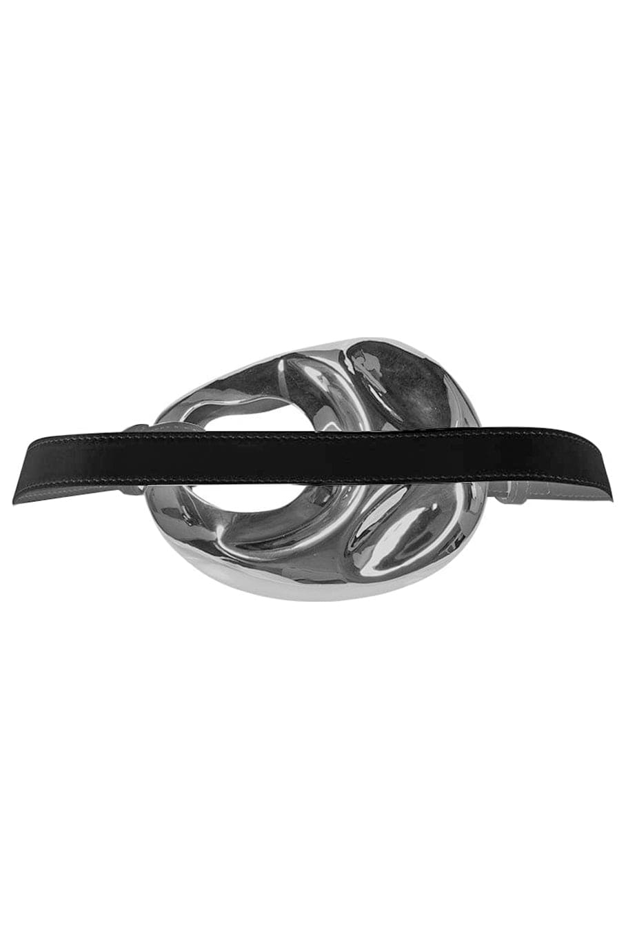 ALEJANDRA ALONSO ROJAS-Leather Belt - Black-BLACK