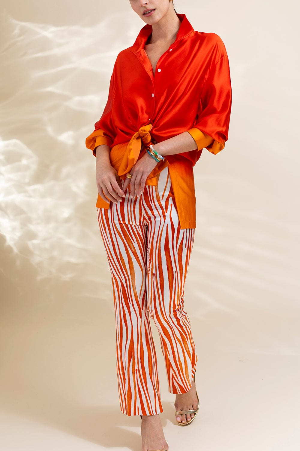 ALEJANDRA ALONSO ROJAS-Degrade Button Down Blouse-