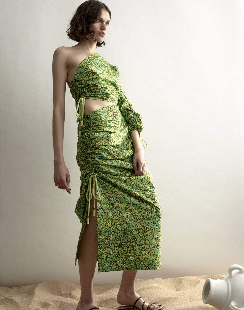 ALEMAIS-Phyllis Asymmetric Dress-