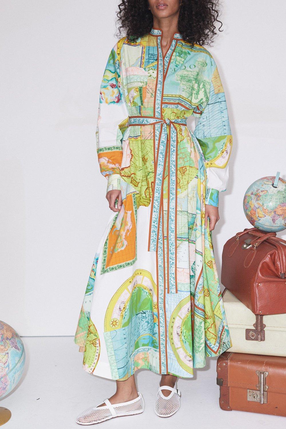 ALEMAIS-Atlas Shirtdress-