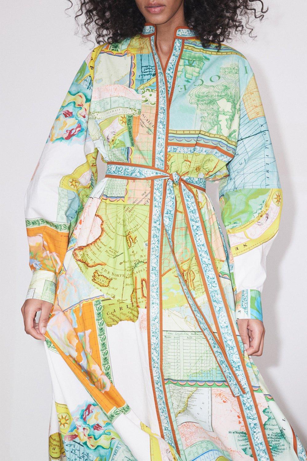 ALEMAIS-Atlas Shirtdress-