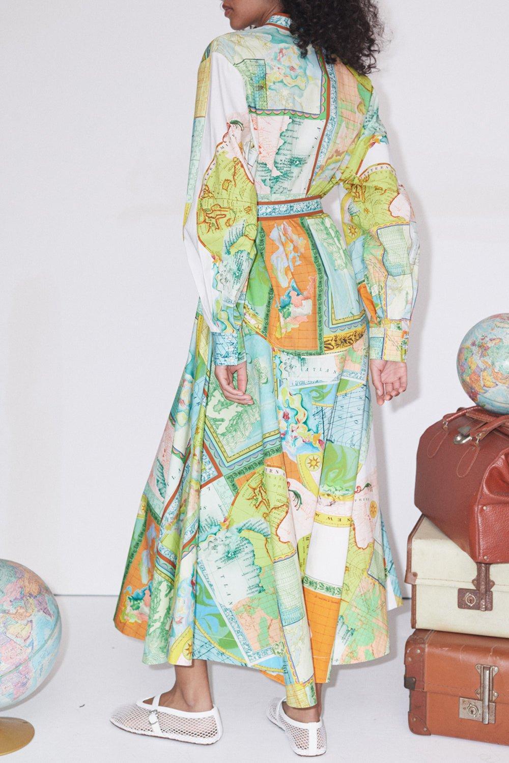 ALEMAIS-Atlas Shirtdress-