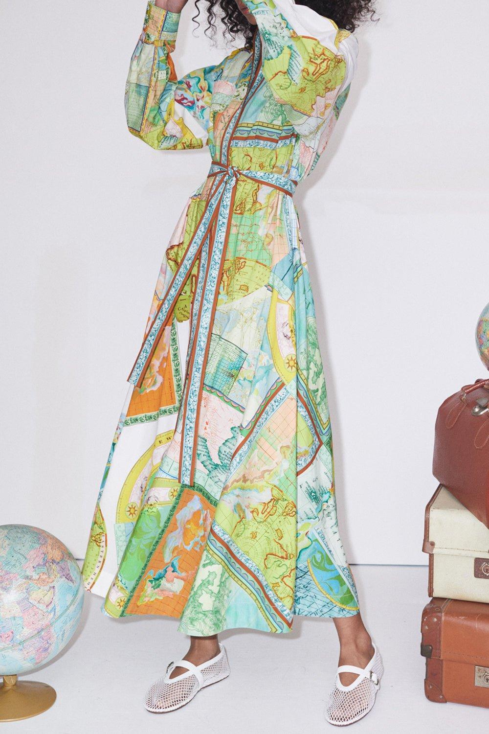 ALEMAIS-Atlas Shirtdress-