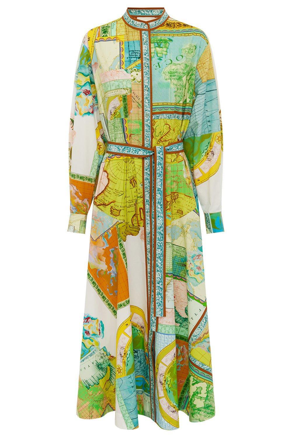 ALEMAIS-Atlas Shirtdress-