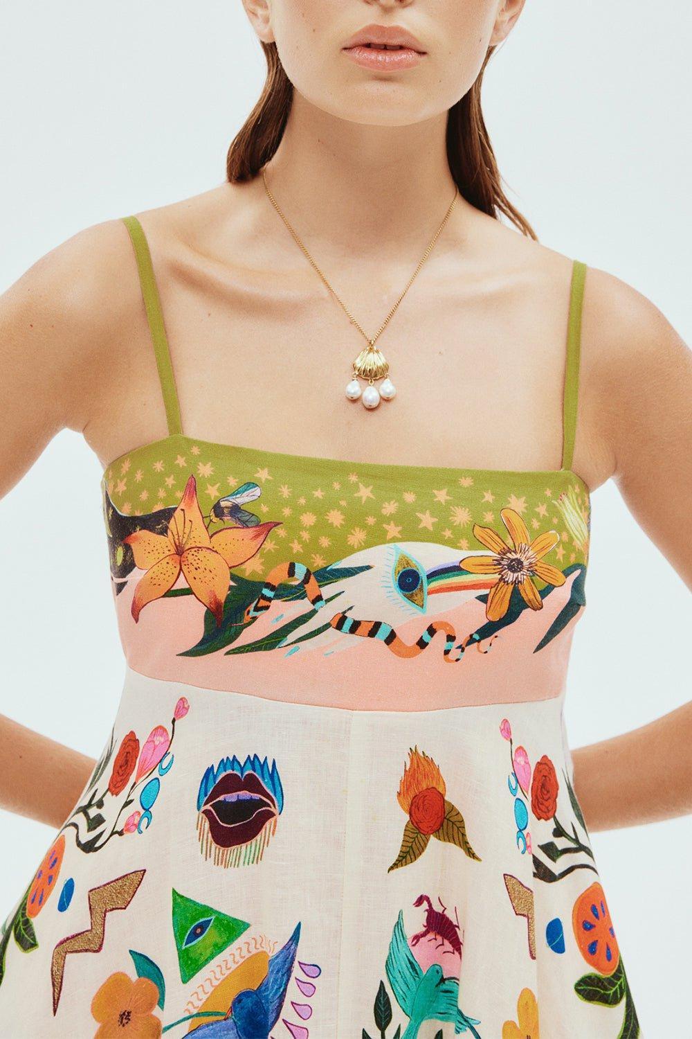 ALEMAIS-Evergreen Mini Dress-