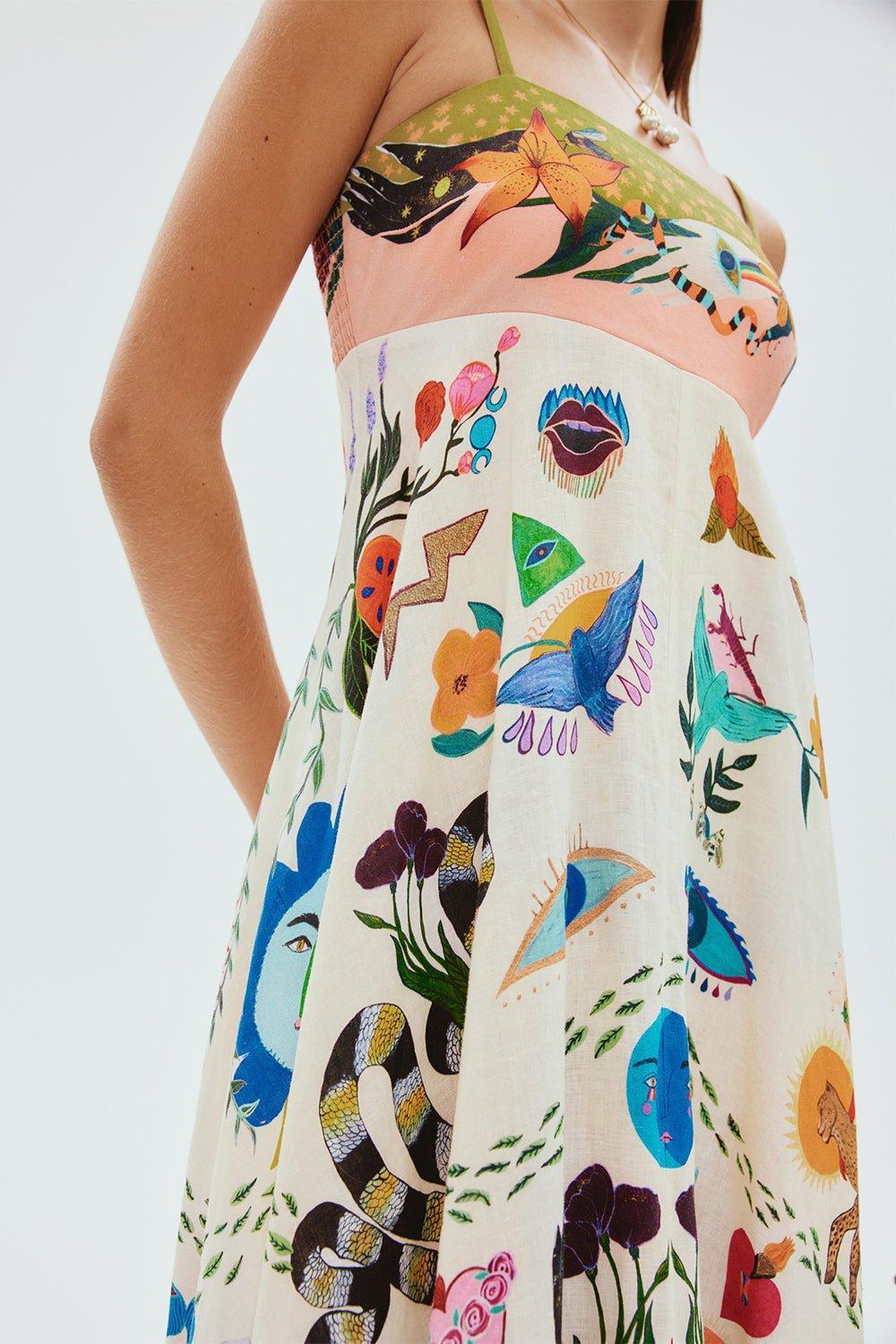 ALEMAIS-Evergreen Mini Dress-