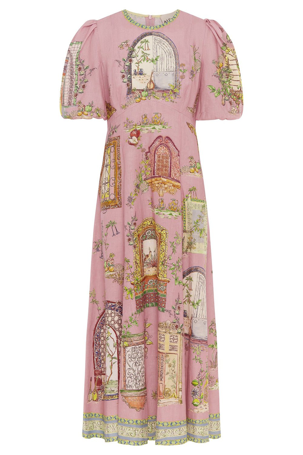 ALEMAIS-Monte Midi Dress-
