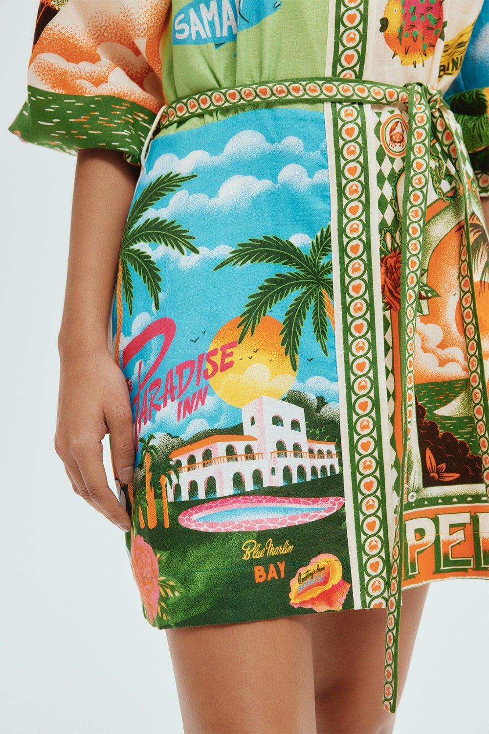 ALEMAIS-Paradiso Mini Dress-