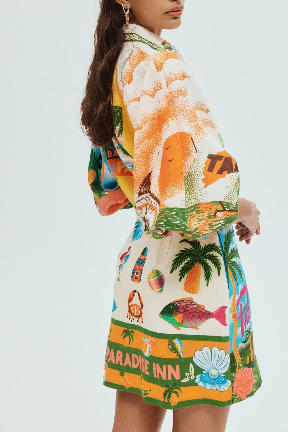 ALEMAIS-Paradiso Mini Dress-