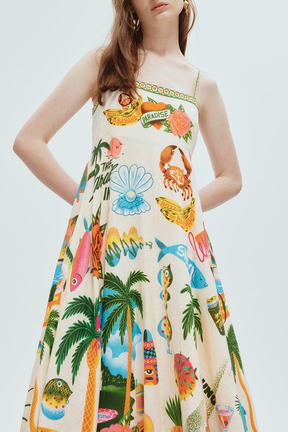 ALEMAIS-Paradiso Sundress-