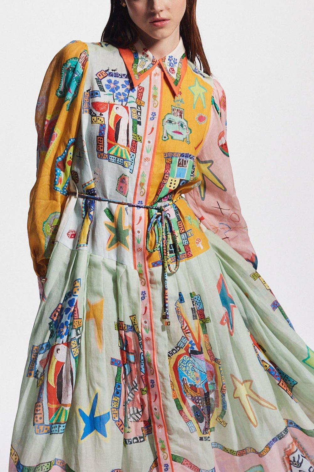 ALEMAIS-Players Shirtdress-