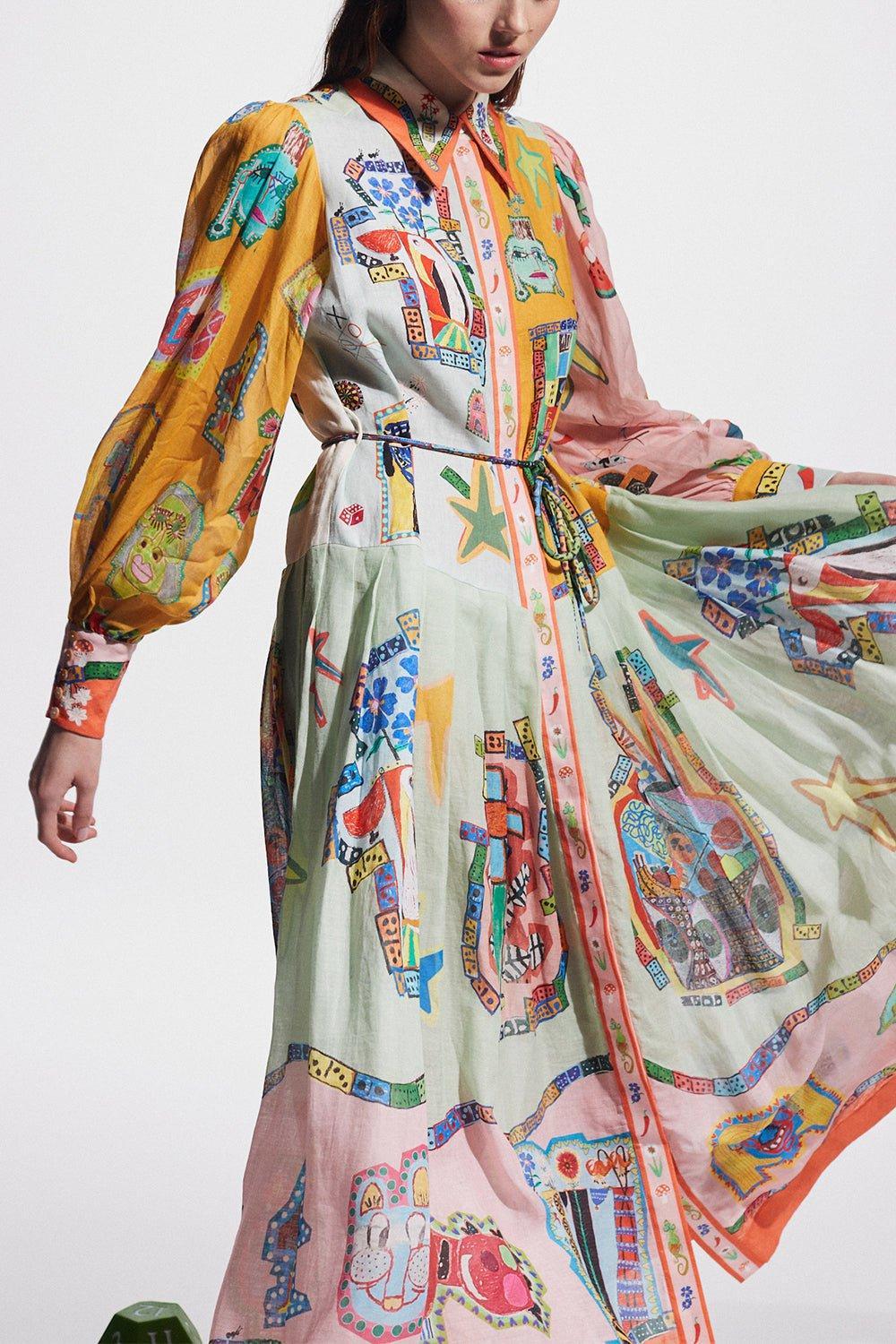 ALEMAIS-Players Shirtdress-