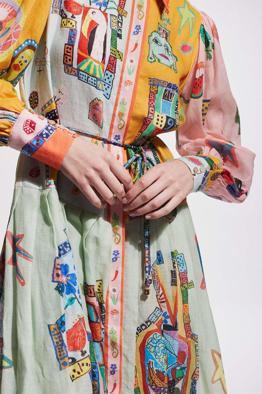 ALEMAIS-Players Shirtdress-