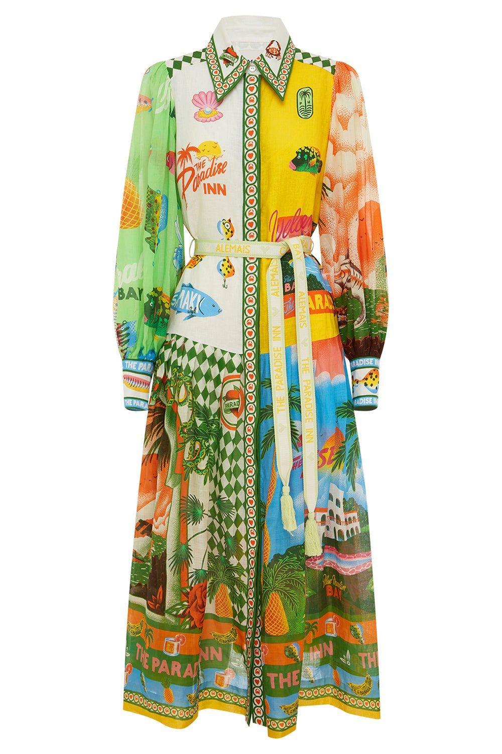 ALEMAIS-Paradiso Shirtdress-