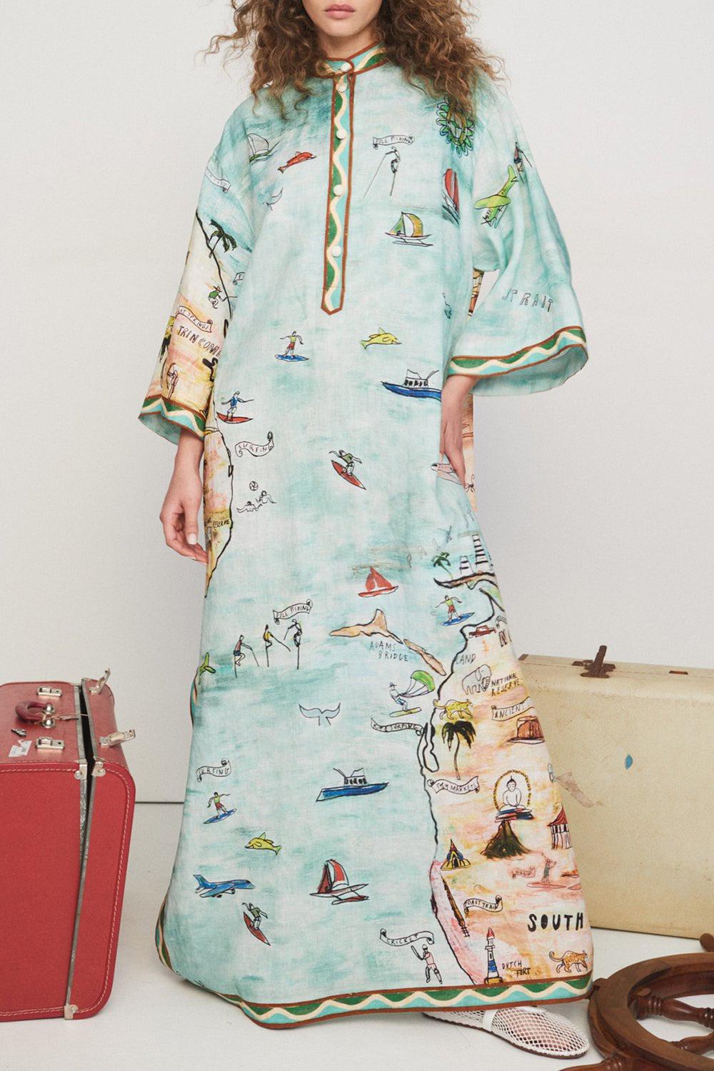 ALEMAIS-Swell Shirtdress-