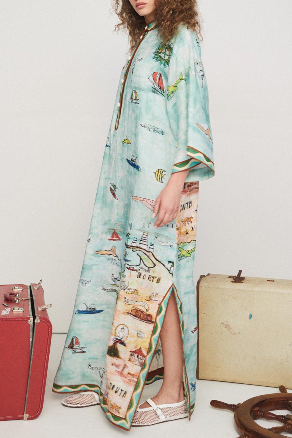 ALEMAIS-Swell Shirtdress-