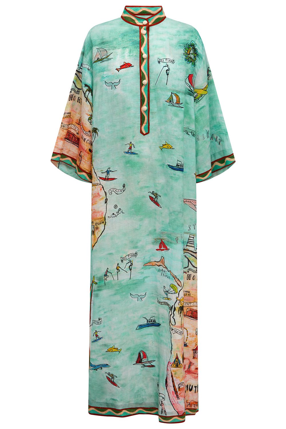 ALEMAIS-Swell Shirtdress-