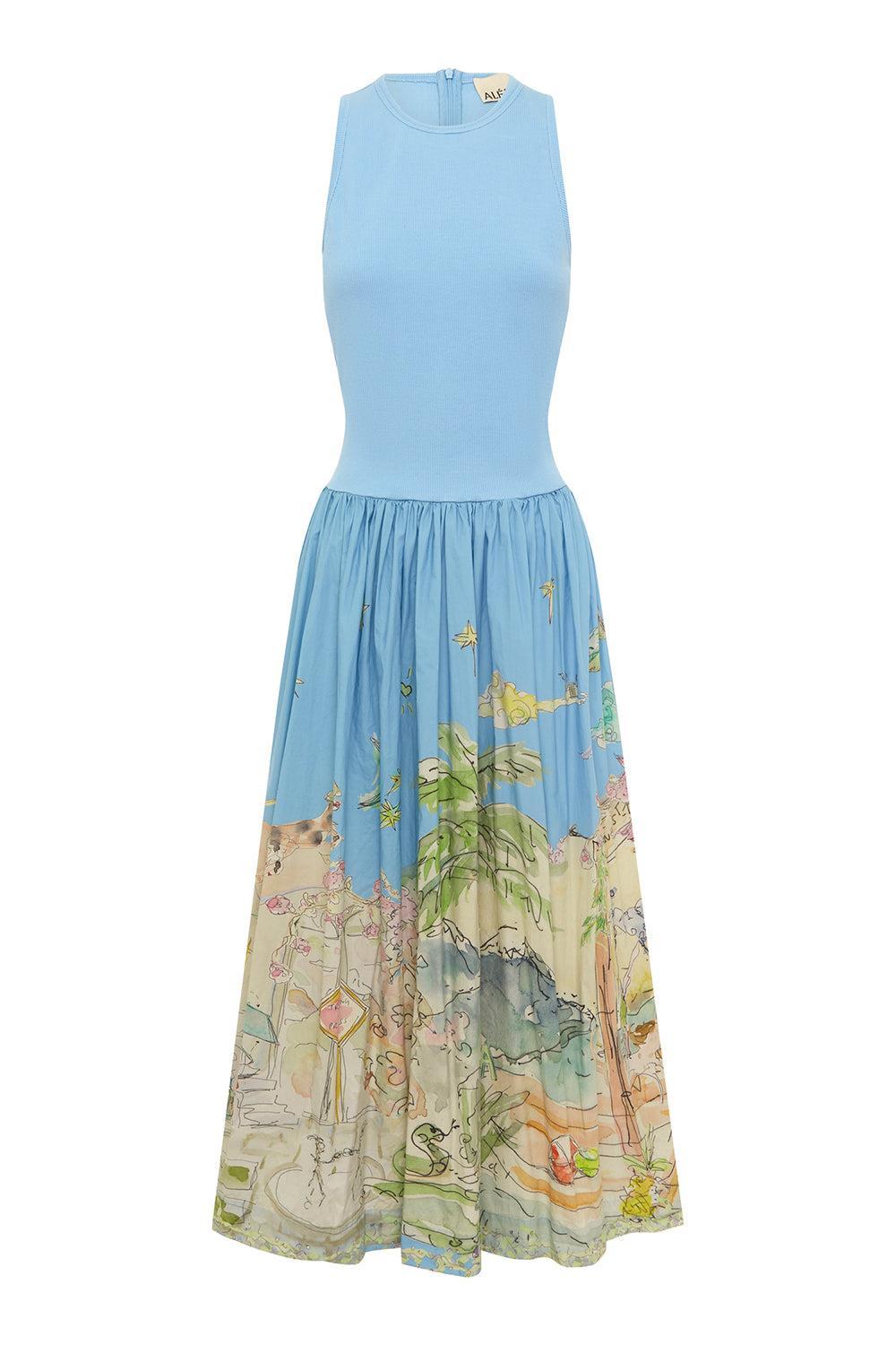 Anouk Tank Midi Dress-SKY-2-CLOTHINGDRESSCASUAL-ALEMAIS