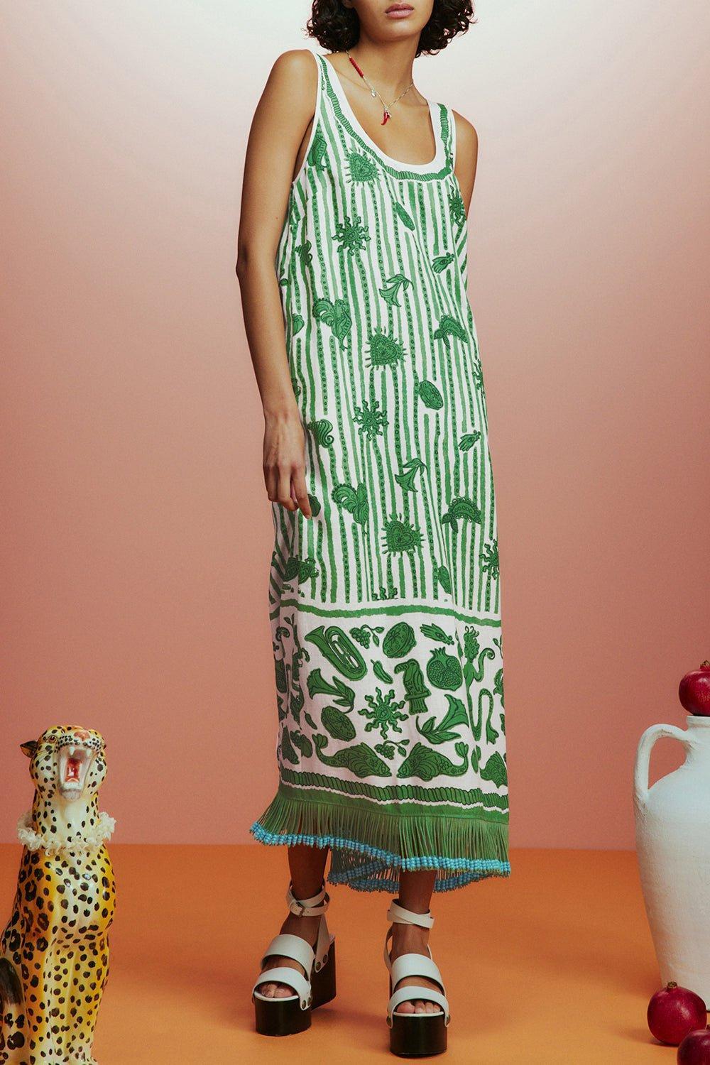 ALEMAIS-Lula Midi Dress-