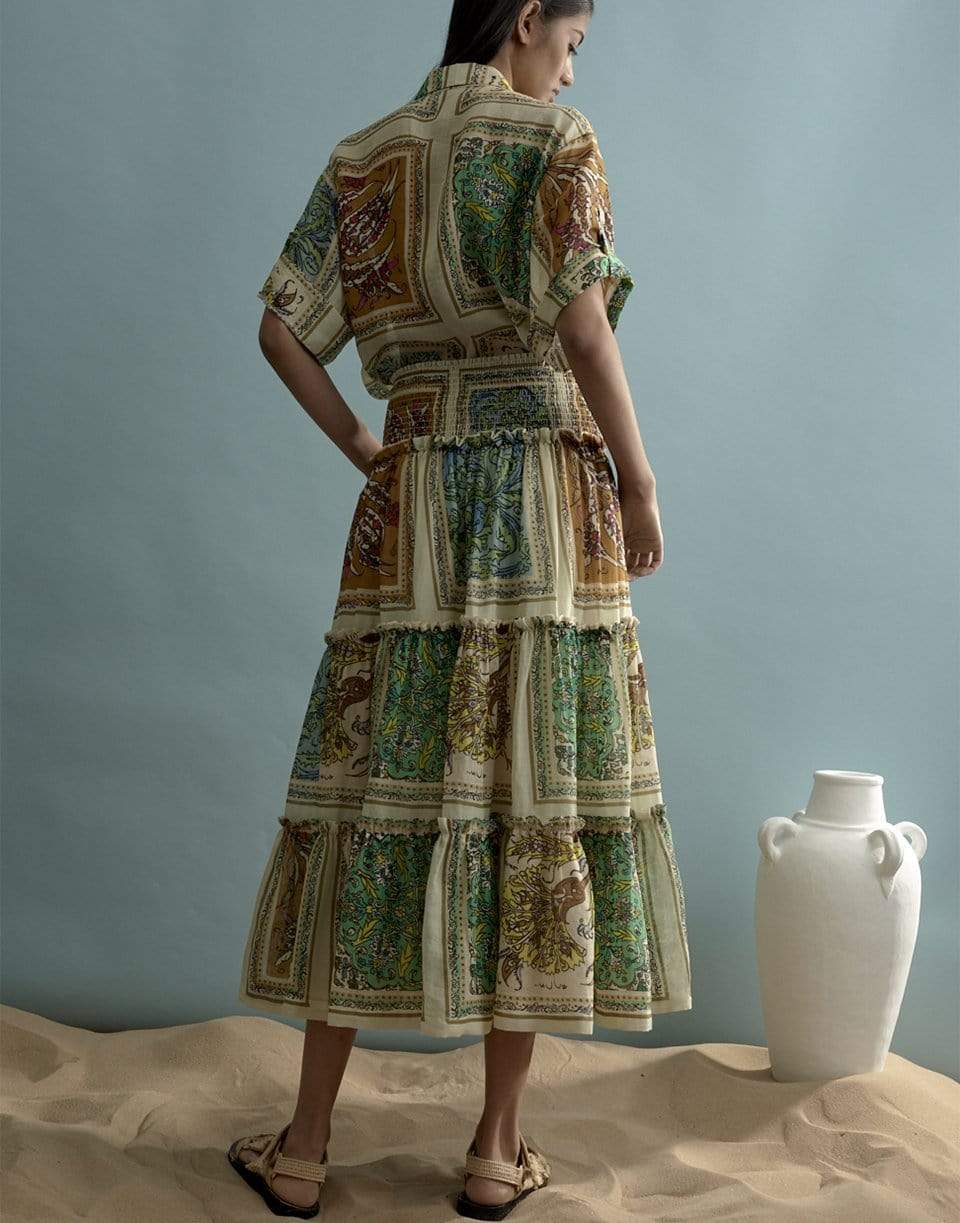 ALEMAIS-Alemais Delphine Tiered Skirt-