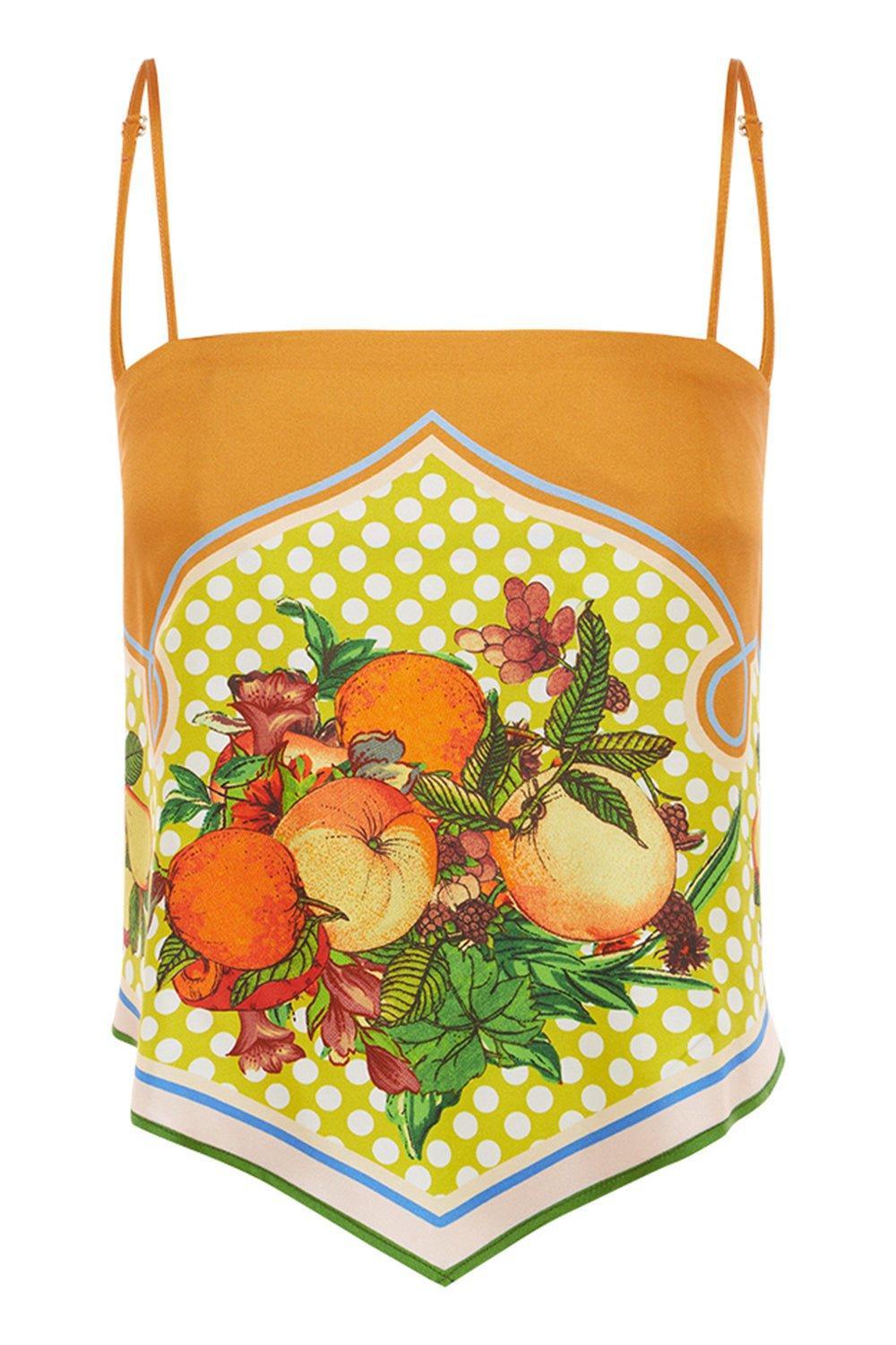 ALEMAIS-Lemonis Scarf Top-