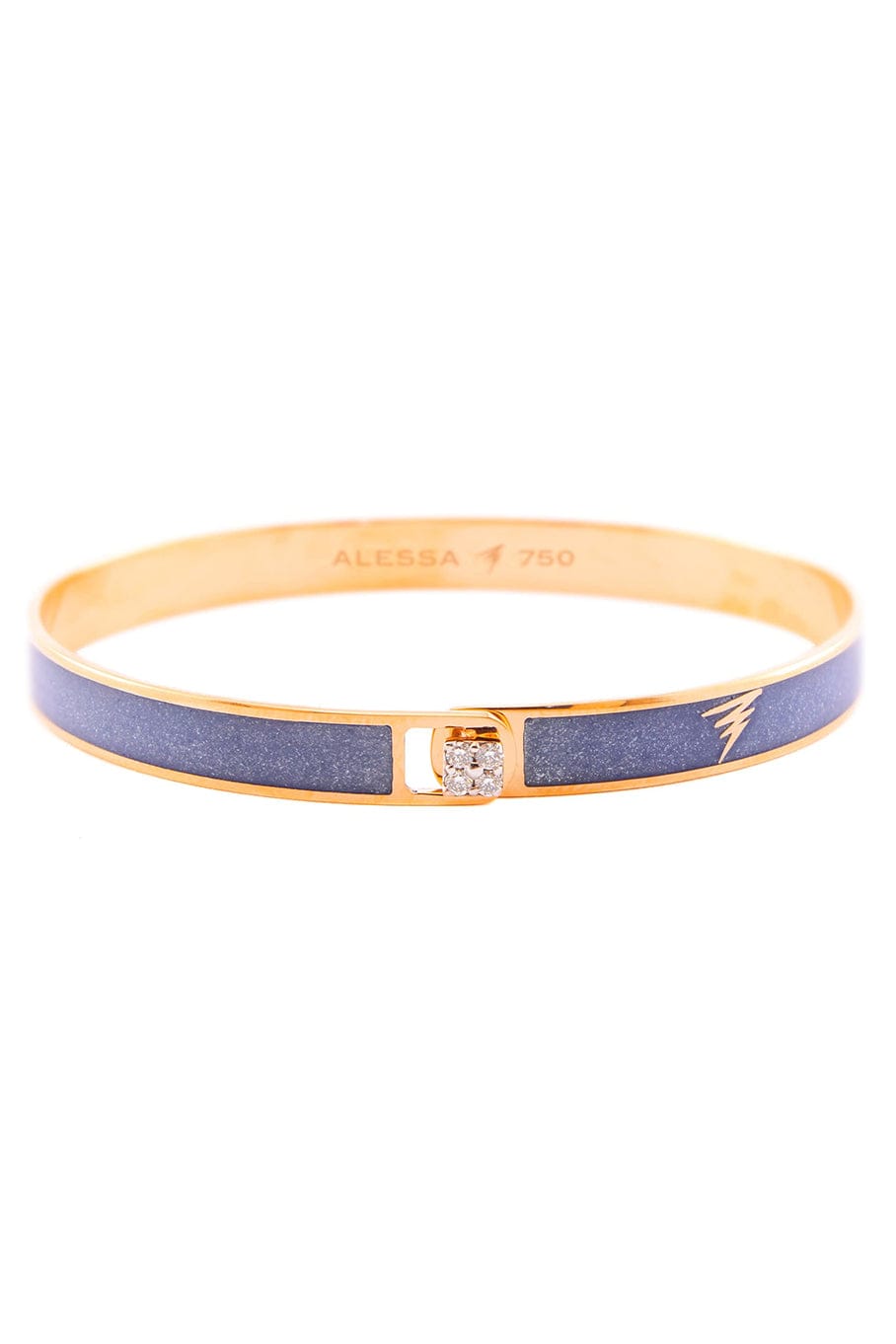 ALESSA JEWELRY-Spectrum Enamel and Diamond Bracelet-ROSE GOLD