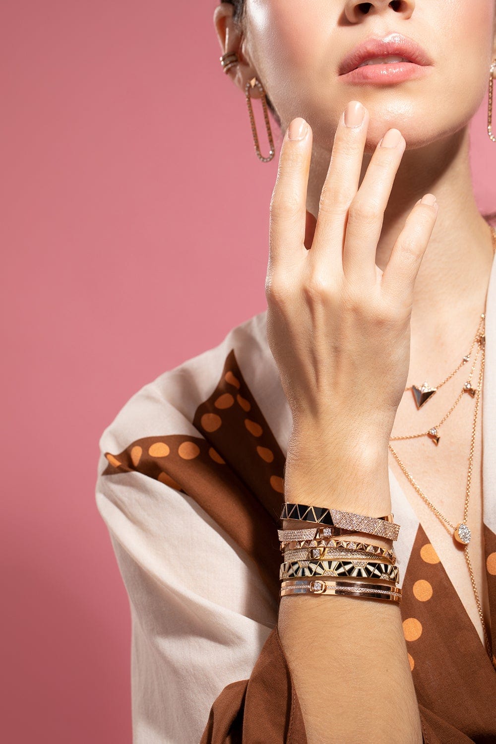 ALESSA JEWELRY-Rhythmic Sunrise Bracelet-YELLOW GOLD