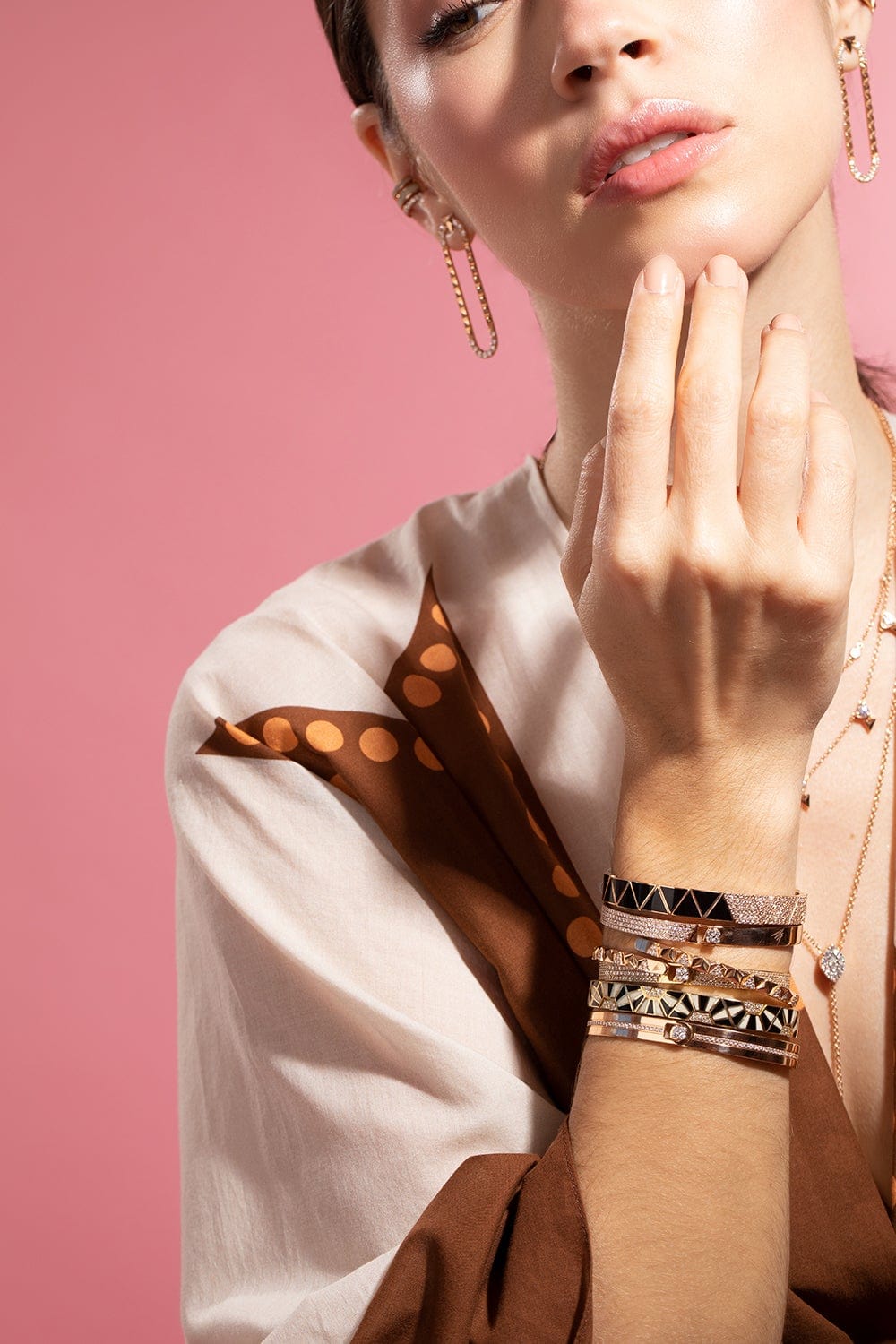 ALESSA JEWELRY-Rhythmic Sunrise Bracelet-YELLOW GOLD