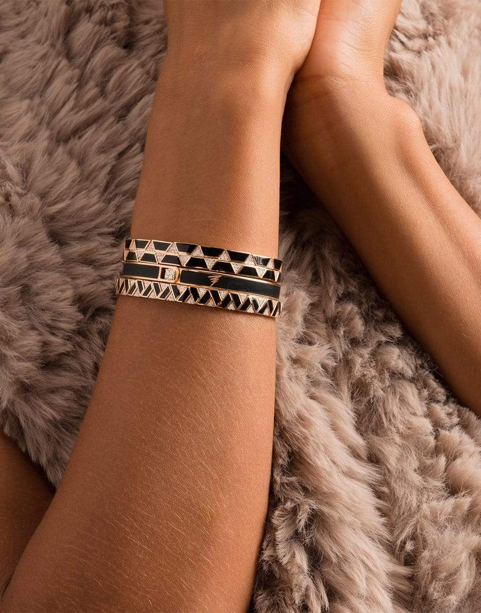 ALESSA JEWELRY-Elixir Binary Duo-Color Bracelet-ROSE GOLD