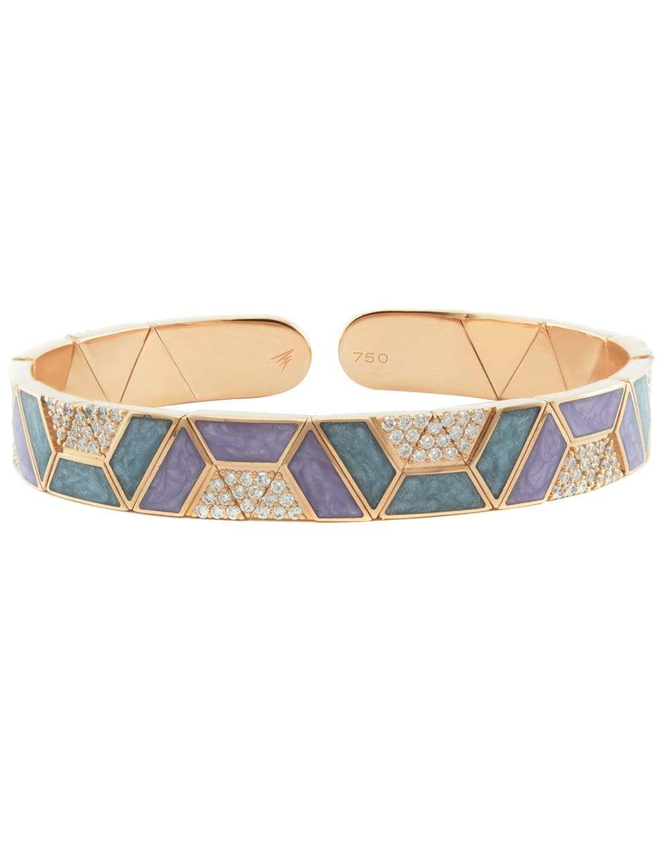 ALESSA JEWELRY-Elixir Continuity Binary Bracelet-ROSE GOLD
