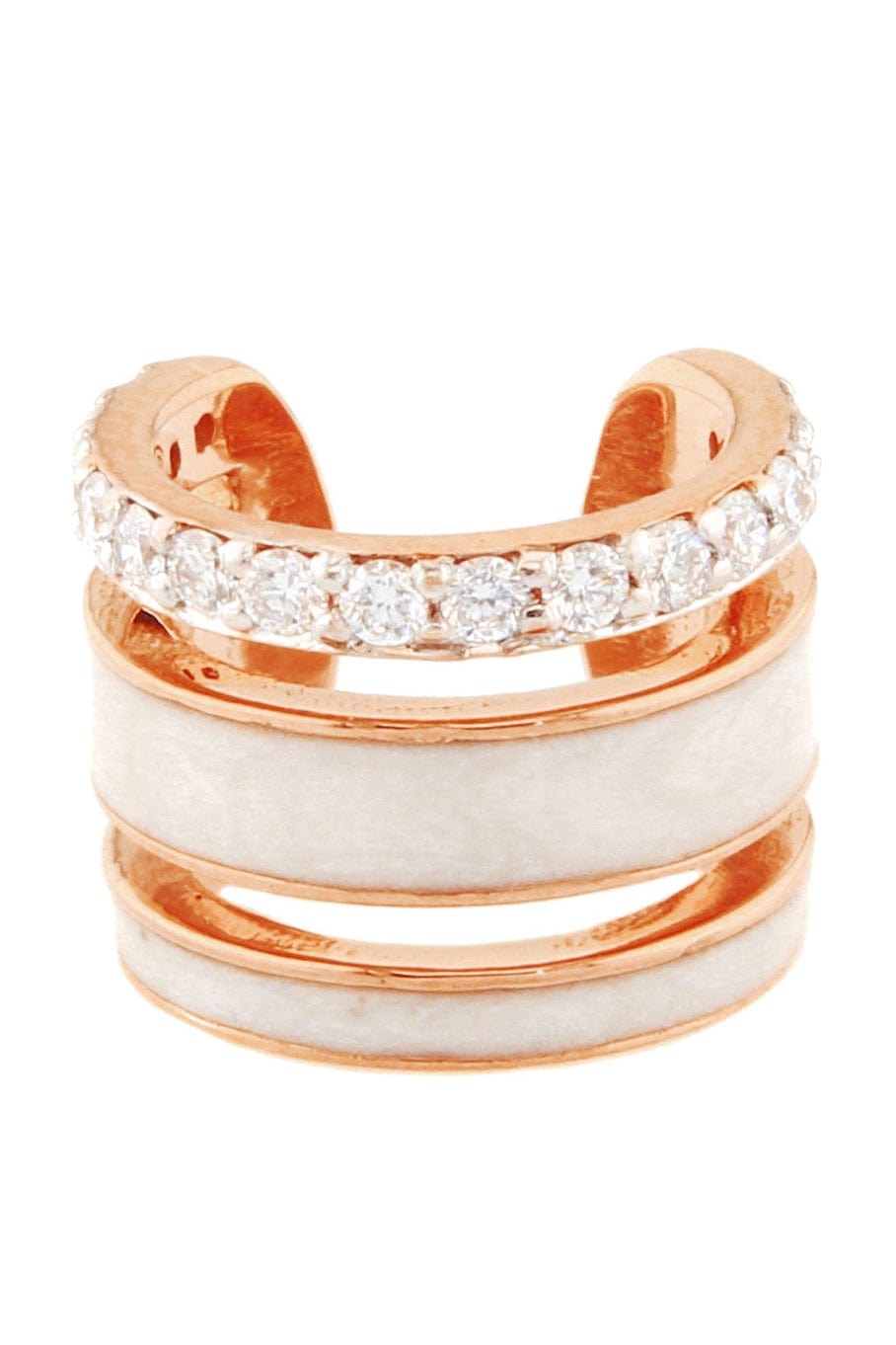 ALESSA JEWELRY-Duo Ear Cuff-ROSE GOLD
